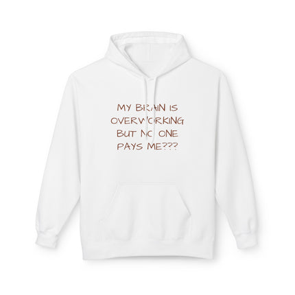My Brain Is Overworking But No One Pays Me??? Hoodie