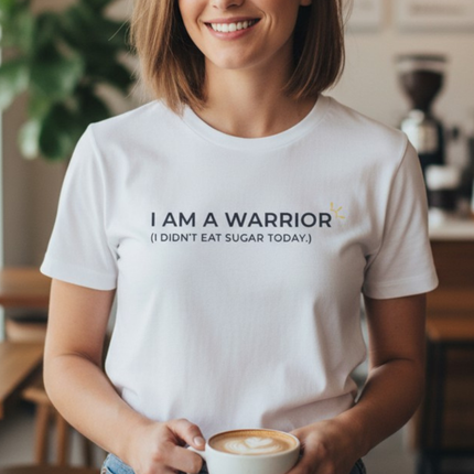 "I Am A Warrior (I Didn't Eat Sugar Today)" Tee