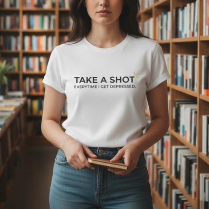 "Take A Shot Everytime I Get Depressed" Tee