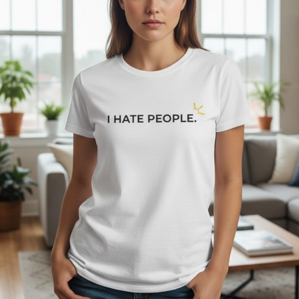 "I Hate People" Tee