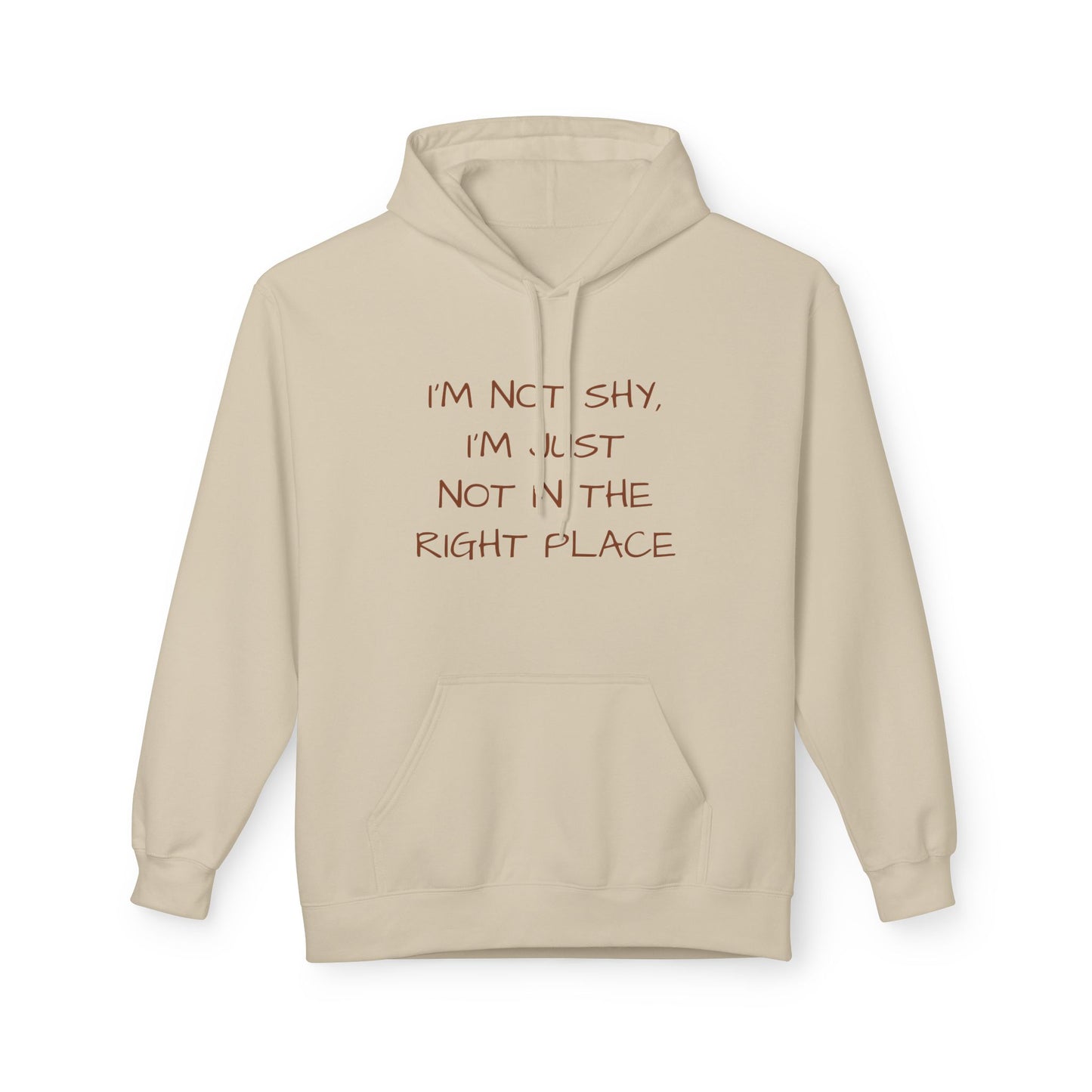 I'm Not Shy, I'm Just Not In The Right Place Hoodie
