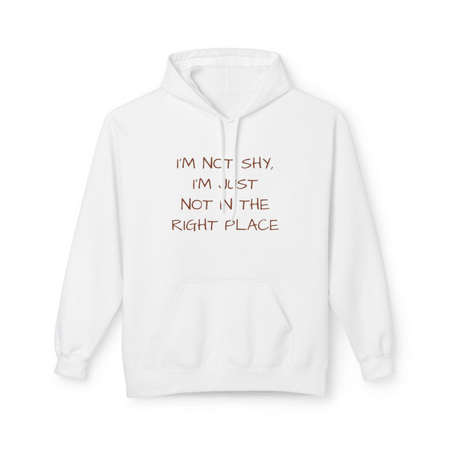 I'm Not Shy, I'm Just Not In The Right Place Hoodie